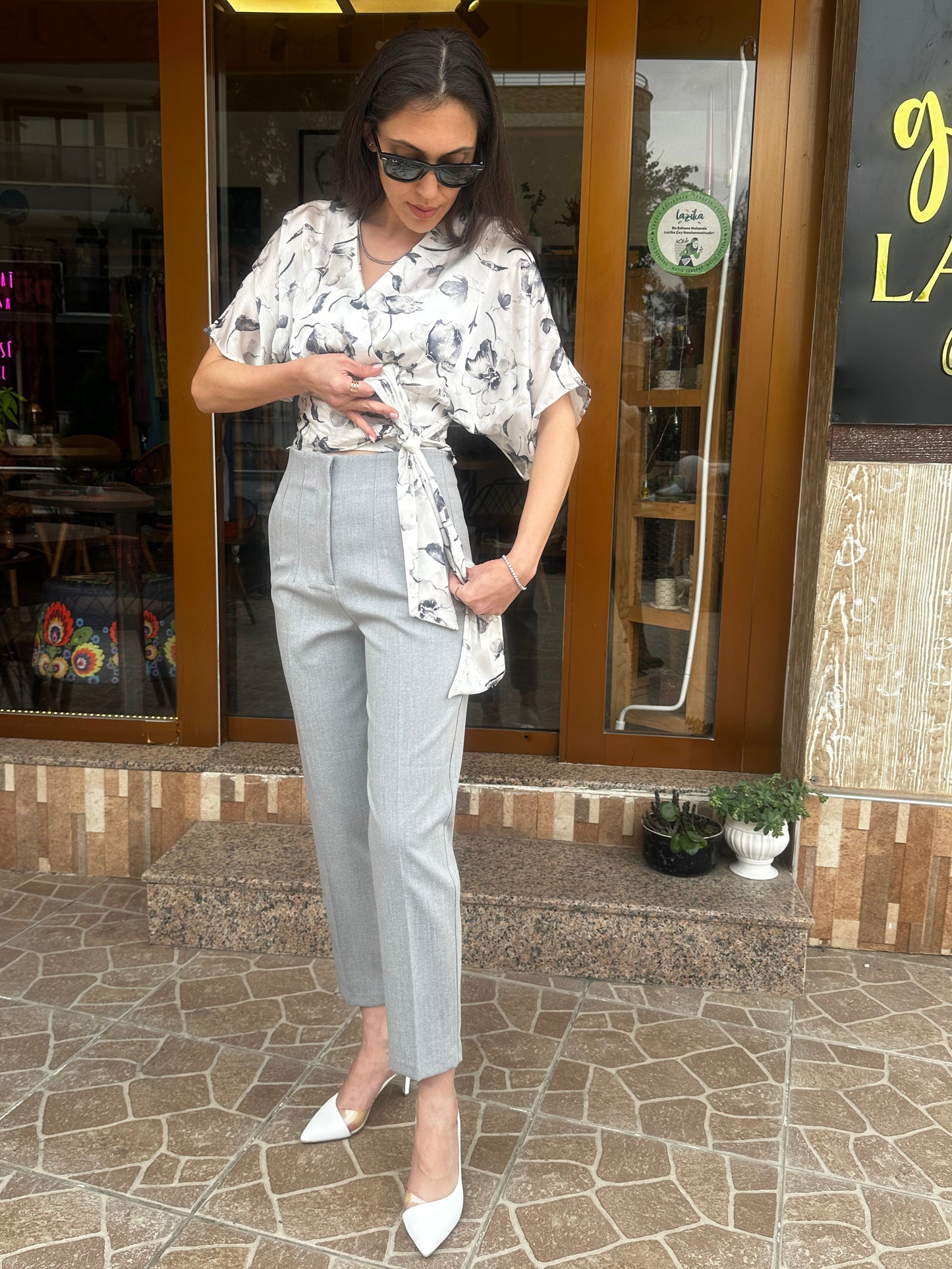 Yüksek Bel Havuç Kesim Pantolon - Lagün Moda